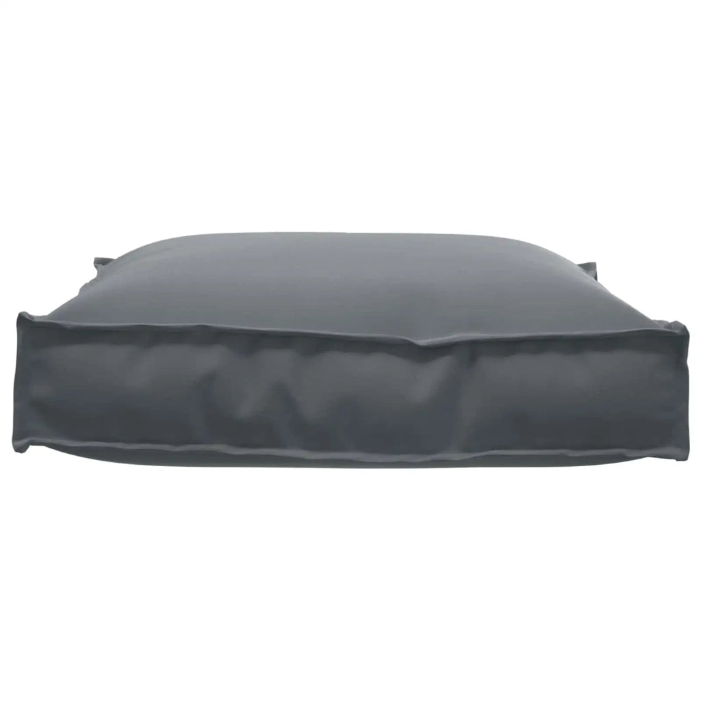 Cuscino Antracite 70 x 70 x 12 cm Tessuto Oxford 42001498