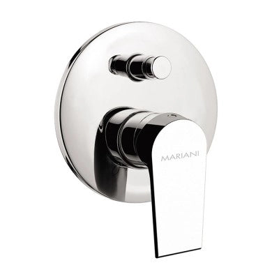 Set miscelatori lavabo bidet e doccia incasso cromato Mariani Artic