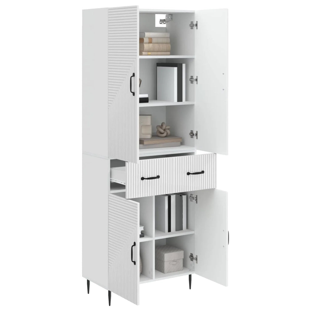 Set di armadi 2 pcs Bianco Lucido 66 x 34,5 x 89,5 cm 3416668