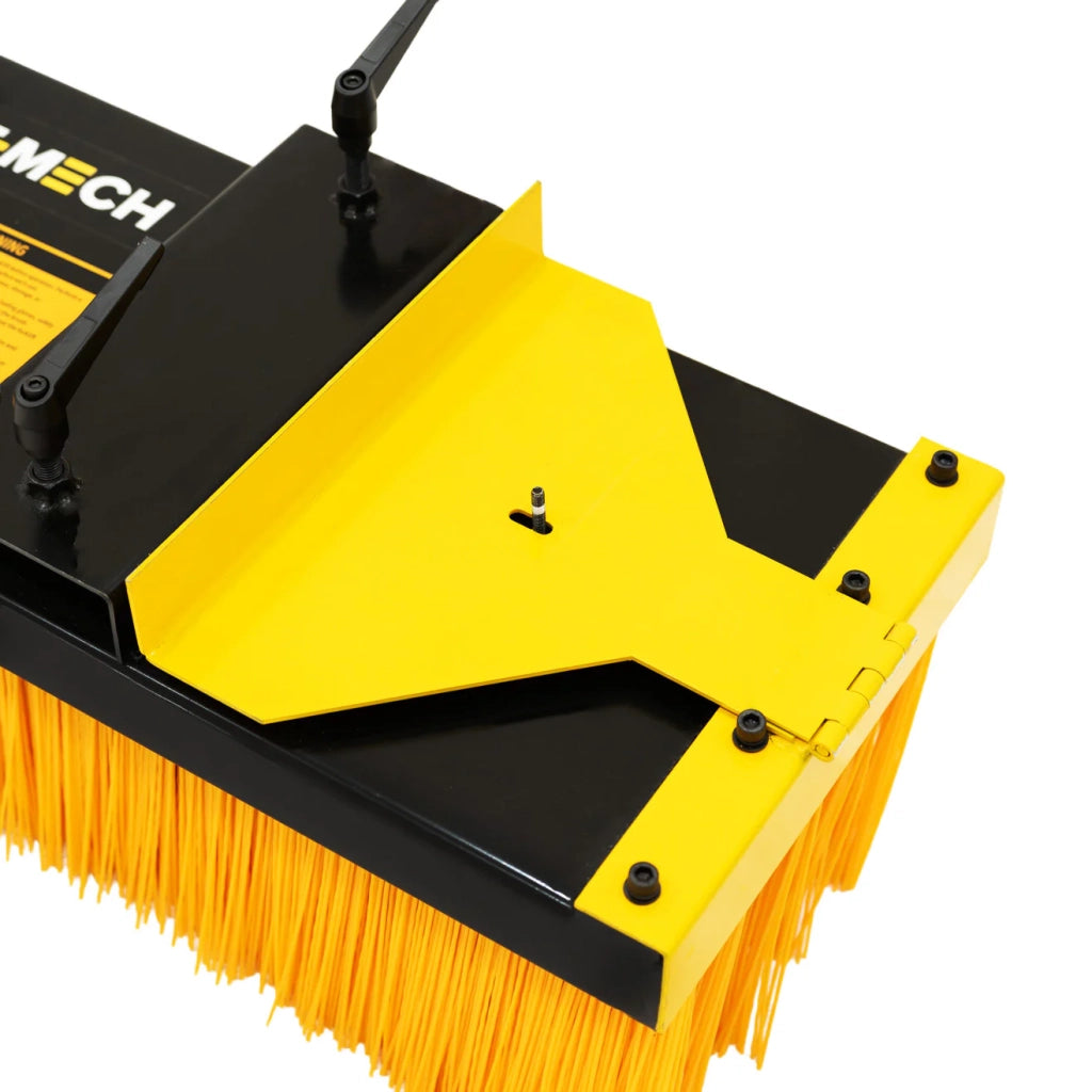 Spazzola carrello elevatore con supporto 130 cm attacco forca interno magazzino