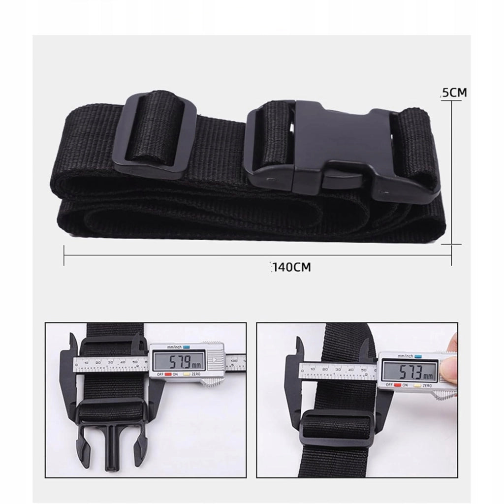 Borsa Porta Attrezzi Oxford ToolBelt Pro – Impermeabile con Cintura Regolabile | 56 x 15 cm | 140 cm Cintura