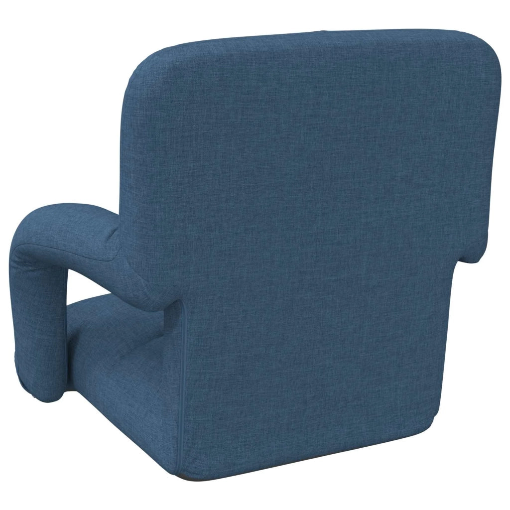 Sedia a pavimento regolabile Blu 58 x 62 x 58 cm Tessuto 42028131