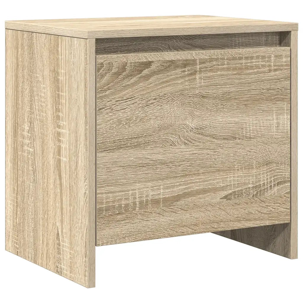 Comodini 2 pz Rovere Sonoma 45x34x44,5 cm in Truciolato 809870