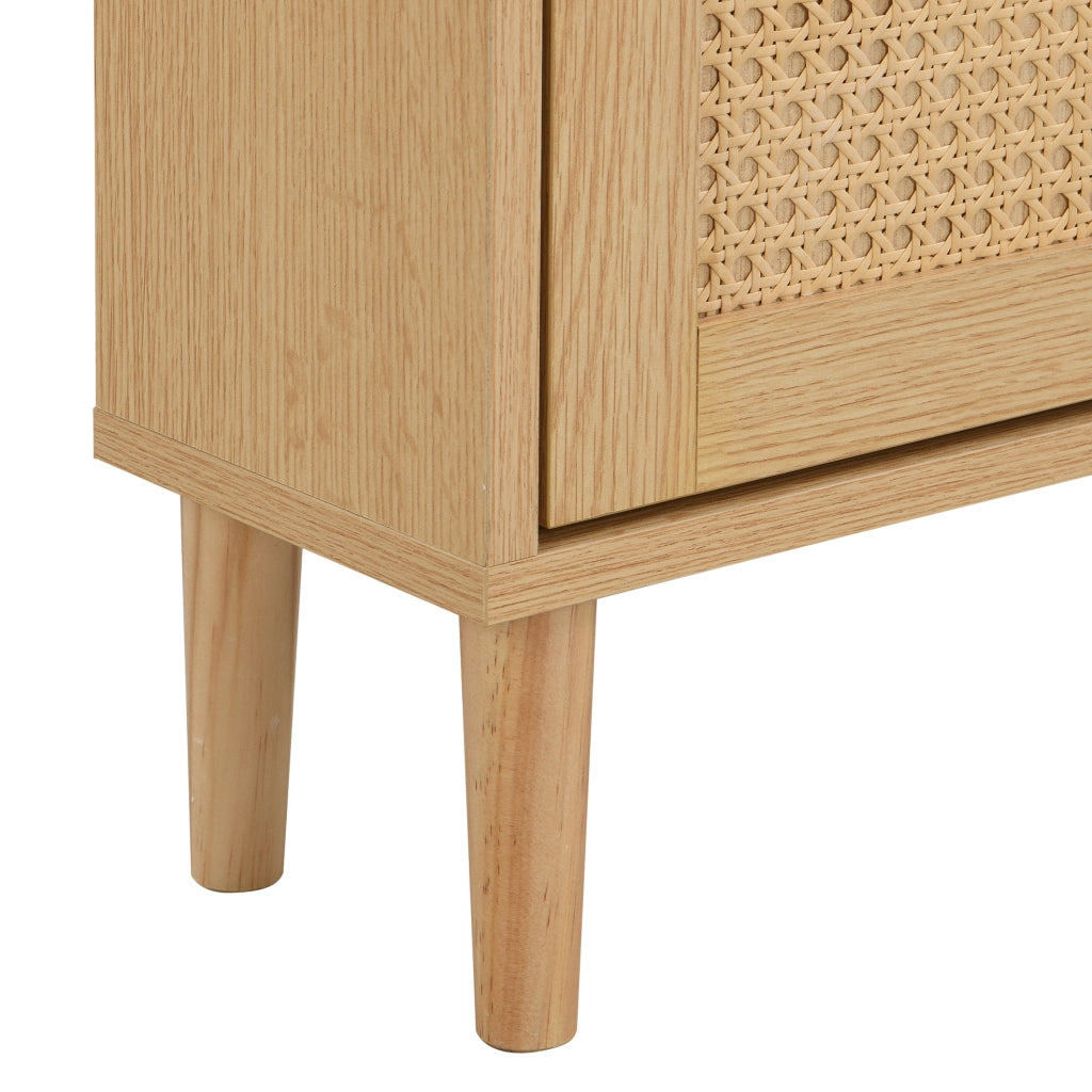 Scarpiera salvaspazio in MDF naturale 90x125x17 cm
