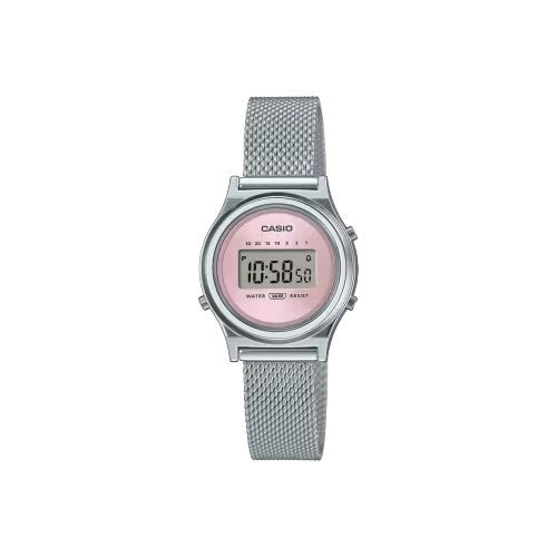 Orologio casio la700wem 4aef mini silver e pink