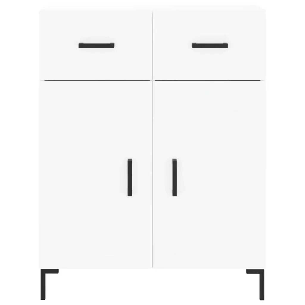 Credenza | Madia | Buffet da pranzo | Armadio da pranzo Bianca 69,5x34x180 cm in Legno Multistrato