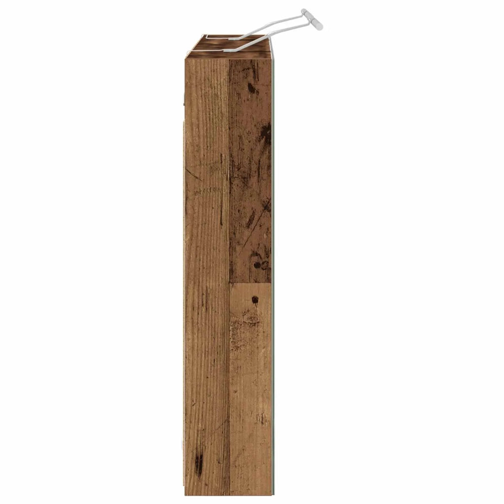 Mobiletto per specchio da bagno con lo scaffale Legno vecchio