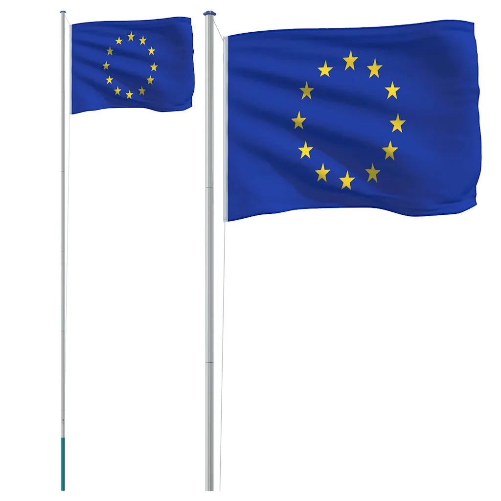 Asta e Bandiera Europa 6,08 m Alluminio CFW7158412