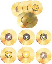 Decorazione per Parete con Note Musicali - Muurkunst Retro - Stickers per Parete Giallo - Decorazione per Casa - 12 Pezzi - Placca per Parete con Note Musicali - Adesivo a Doppia Faccia