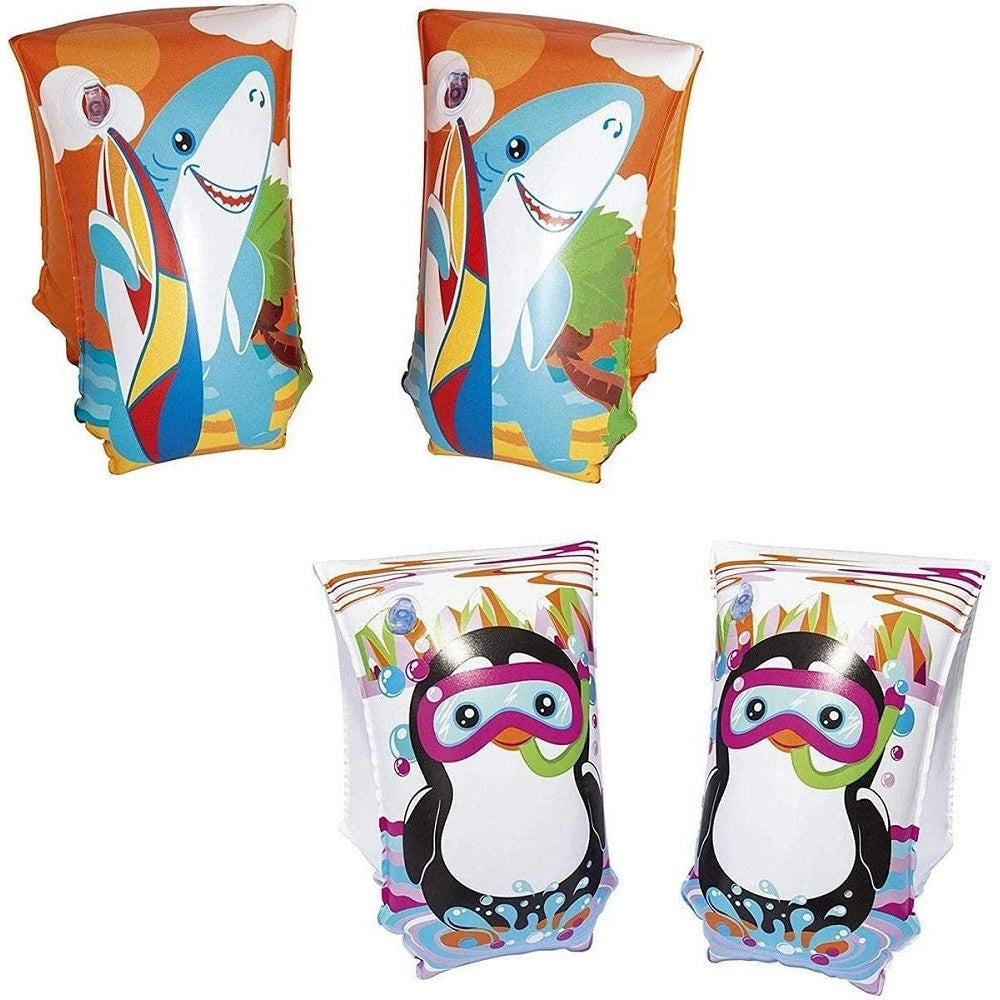 Trade Shop - Coppia Braccioli 30x15cm Aquatic Life Per Bambini 5-12 Anni 2 Assortiti 32102 -