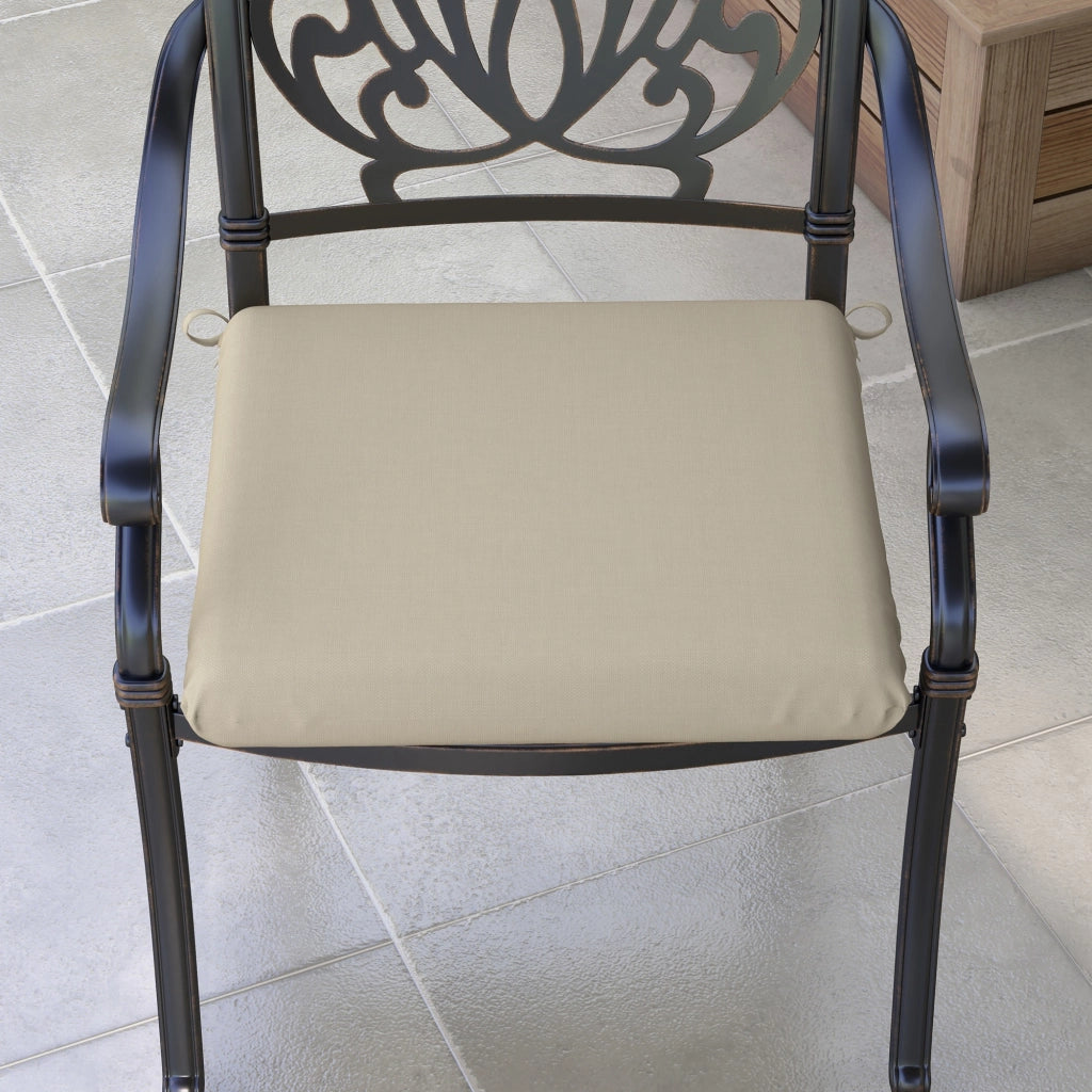 Set di 4 Cuscini per Sedie da Pranzo ¨C zephmum ¨C Beige 47x47x7cm