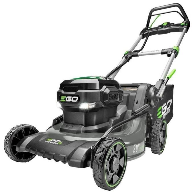 Ego RASAERBA EGO 50 CM COMPLETO 5AH Tosaerba con Larghezza 50 cm Altezza di Taglio Regolabile in 6 Posizioni Velocita' Variabile da 2 2 a 5 km h Sacco da 60 L Batteria 5 Ah colore Grigio