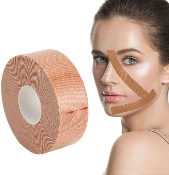 Adesivo di Elevazione Effetto Rafforzante - Creme Anti-Rughe - Rafforzamento del Contorno del Viso - Miglioramento della Circolazione Sanguigna - Viso Sottile - Applicazione Facile - Trattamento di Elevazione del Viso
