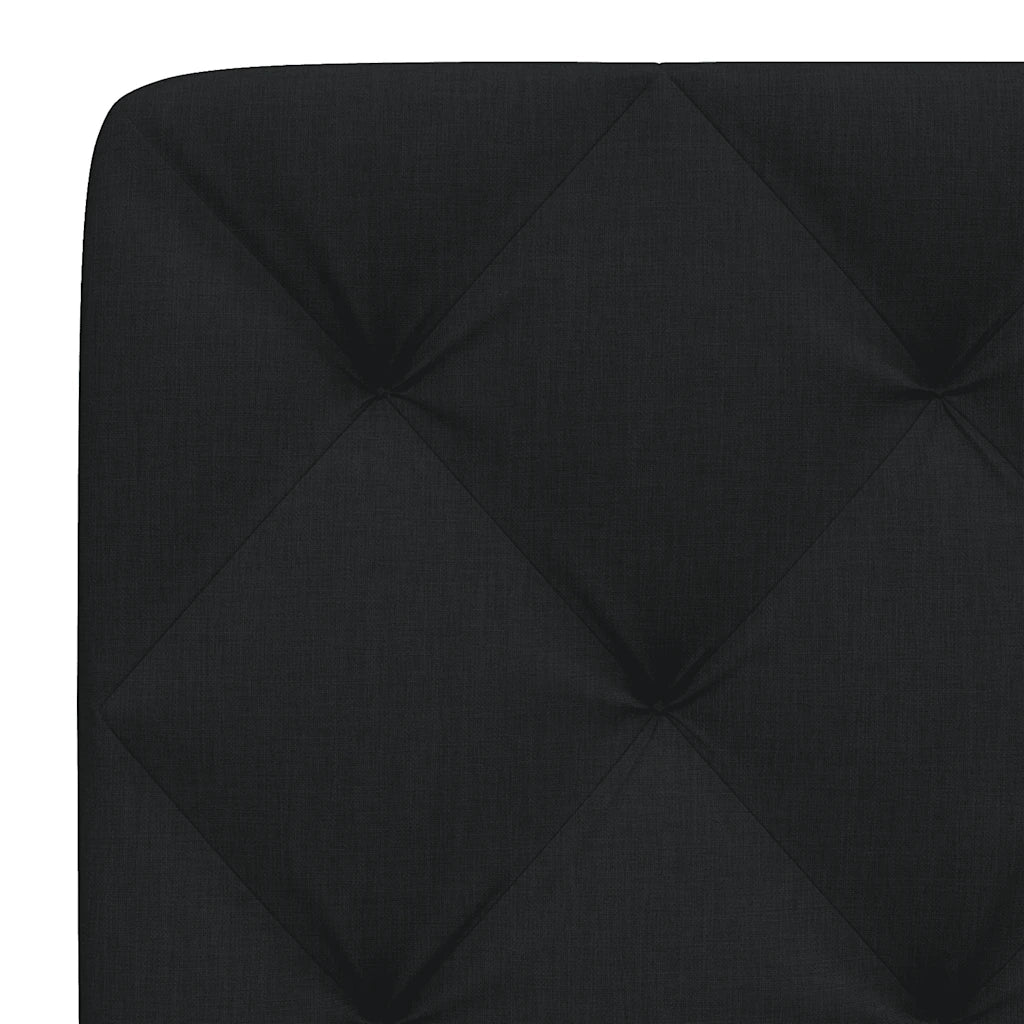 Cuscino Testiera Nero 100 cm in Tessuto CFW3003162