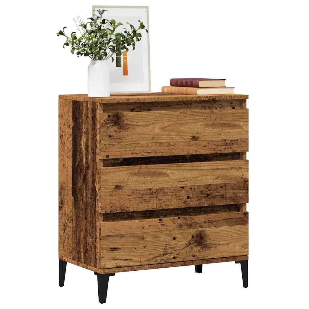 Credenza | Madia | Buffet da pranzo | Armadio da pranzo Legno Vecchio 60x35x70 cm in Legno Multistrato