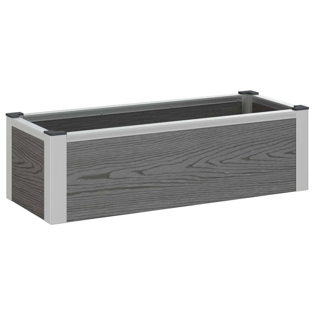 Letto rialzato da giardino Grigio 75 x 30 x 22 cm 42039080