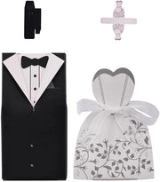 Scatola regalo per 100 pezzi - Scatola regalo per matrimoni - Scatole regalo - Scatola regalo per dolci - Scatola di cartone - Ideale per feste - Scatola regalo