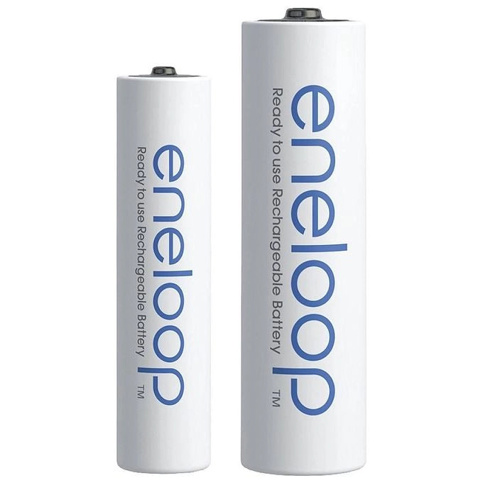 Eneloop BK-KJMCDE44E Batterie Ricaricabili Ni-MH 4x AA 2000 mAh 4x AAA 800 mAh colore Nero