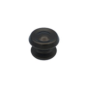 Pomolo fisso per porta SAGUATTI 176/80IB in alluminio marrone opaco