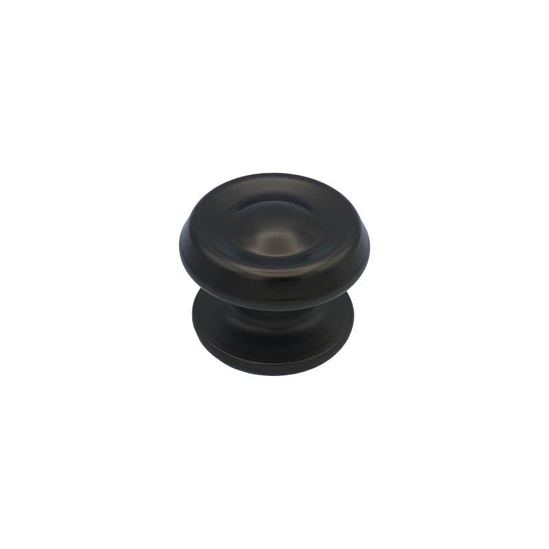 Pomolo fisso per porta SAGUATTI 176/80IB in alluminio marrone opaco