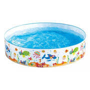 Trade Shop - Piscina Rigida 183x38cm Pvc Bambini Tartaruga Animali Marini Fuoriterra Casa Giardino 017925 -