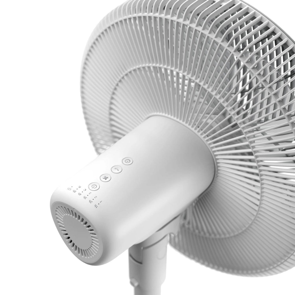 Philips CX2550-00 Ventilatore a Piantana a Terra con 7 Pale Diametro 40 cm Oscillante e Timer Bianco
