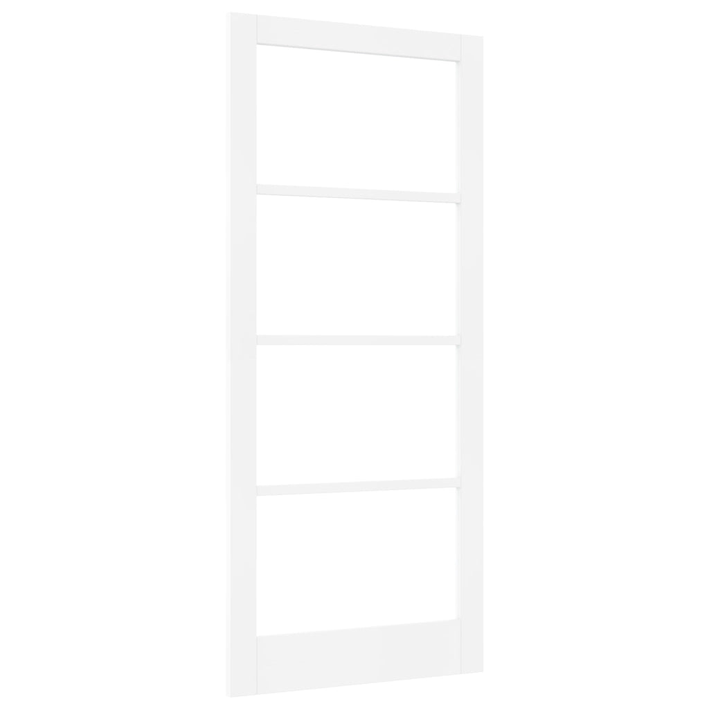porta interna con vetro "ORKDAL" bianca 93x211x4 cm