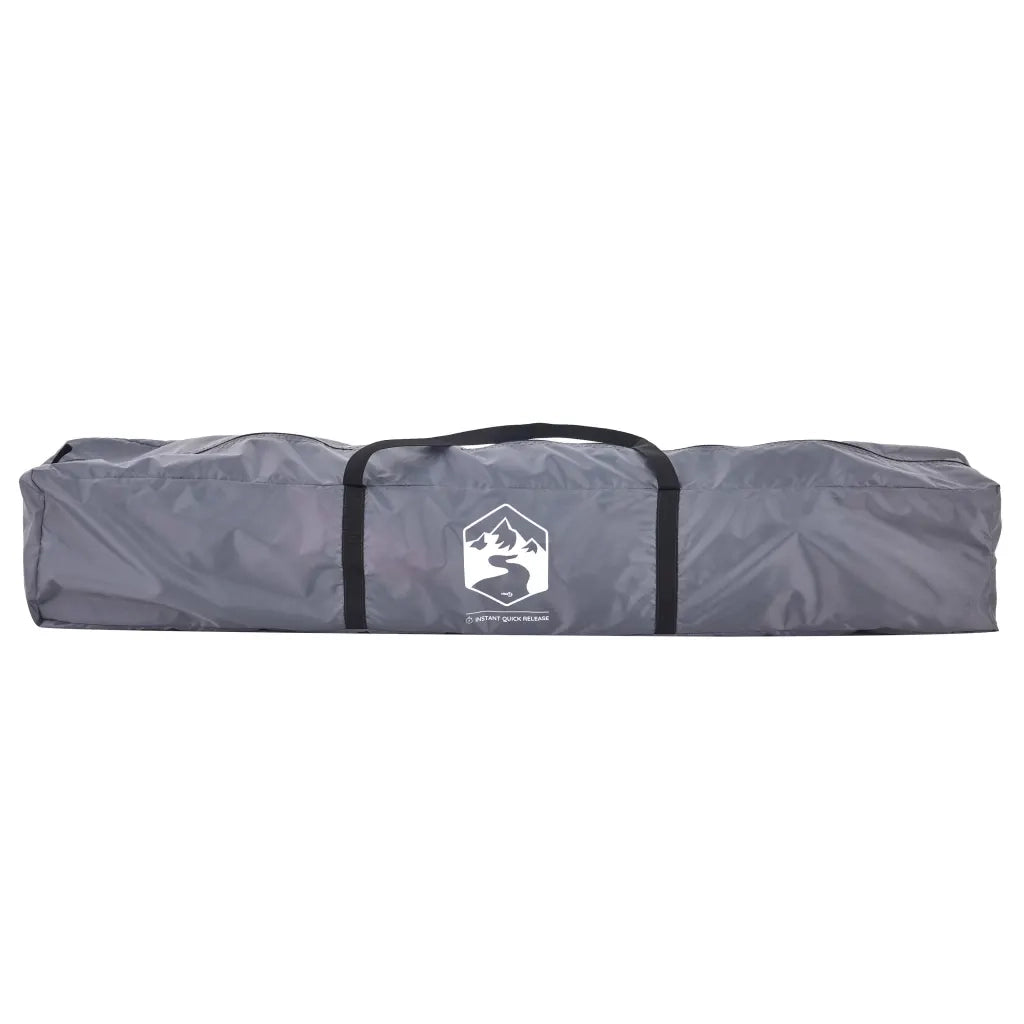 Tenda a Cupola 4 Persone Grigio e Arancione a Rilascio Rapido 4004232