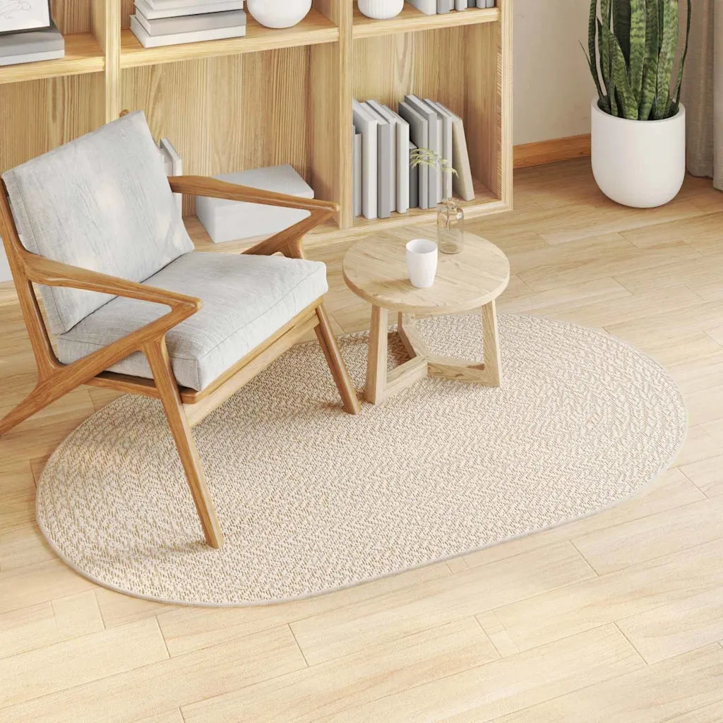 vidaXL Tappeto ZIZUR Crema PP