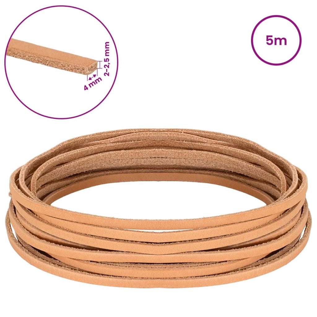 Cinturino in pelle Marrone Chiaro 500 x 0,4 cm Pelle 42034239