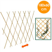 Trade Shop - Traliccio Rete Bambù Bamboo 180 X 60 Cm Estensibile Bamboo Piante Rampicanti -