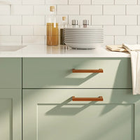 Maniglie per Mobili 10pz Bronzo 128mm in Acciaio Inox 155406