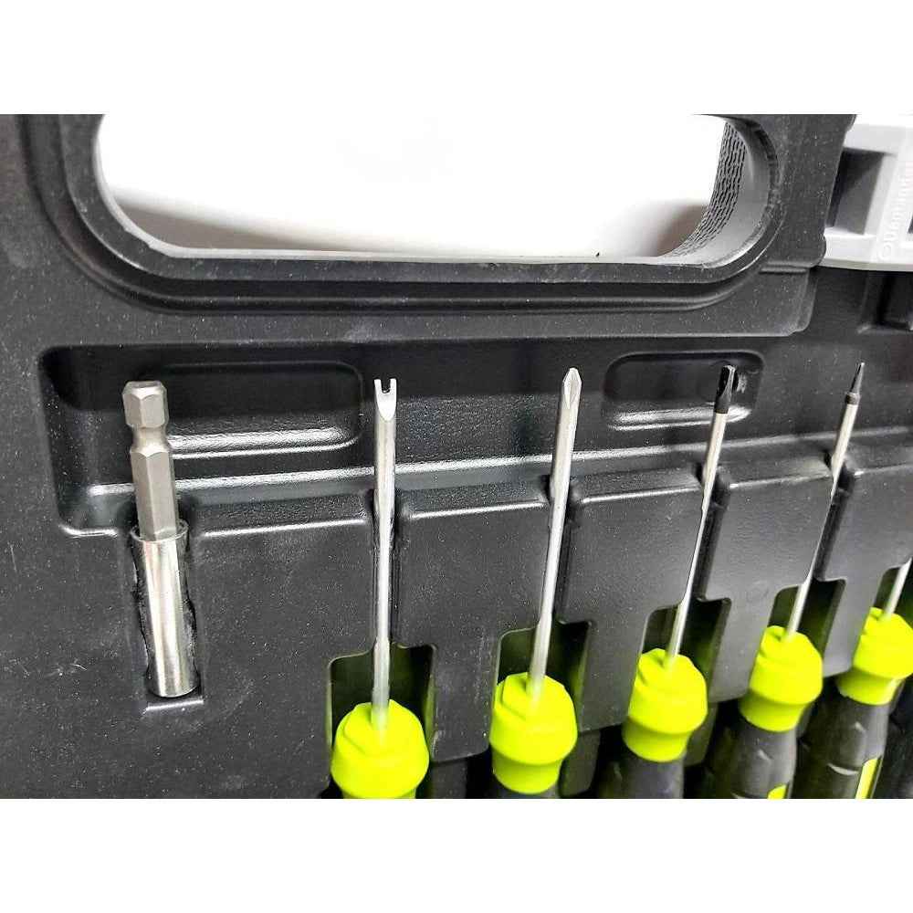 Trade Shop - Set Valigia Bussole Cacciaviti Cacciavite Inserti 78 Pz A Taglio Croce Torx Y U -