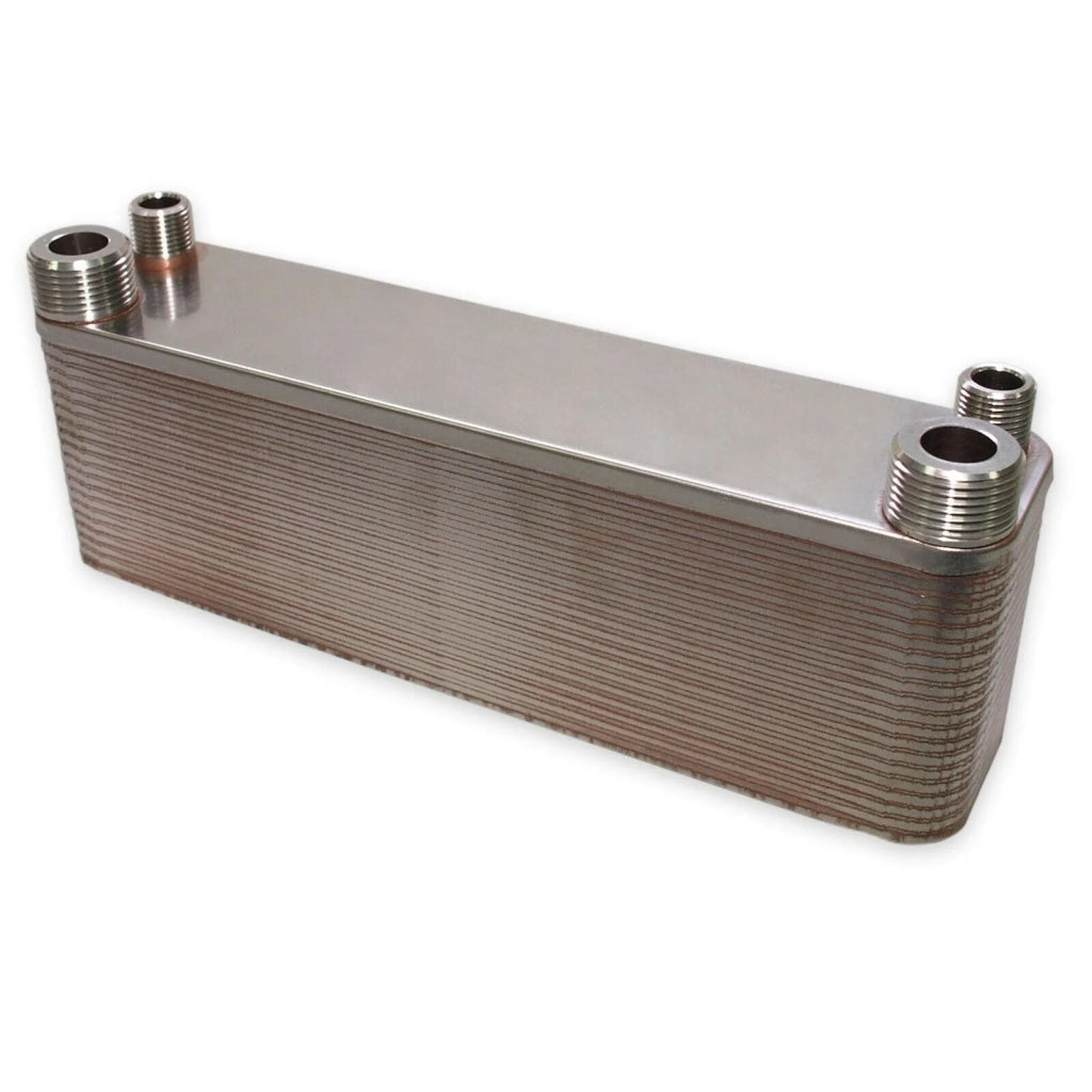 Scambiatore di calore termico in acciaio inox 40 piastre max 165 kW acqua solare 16_0000836