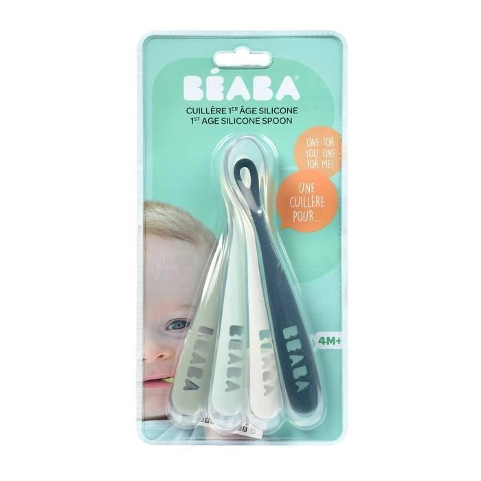 Beaba Set 4 cucchiai Arcobaleno