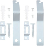 Accessorio di Sicurezza per Fotografie - 10 Set - Resistente alla Corrosione - Antifurto - Adatto per Musei - Dimensioni 51x12x9mm/67x18mm/8x39mm/5x36mm - Antifurto