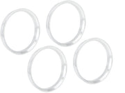 Centri per lega di alluminio - 4 pezzi - Diametro esterno 72,6 mm - Diametro interno 66,6 mm - Profondità 10 mm - Adattamento preciso - Naafringen - Codice prodotto:  - Modello:
