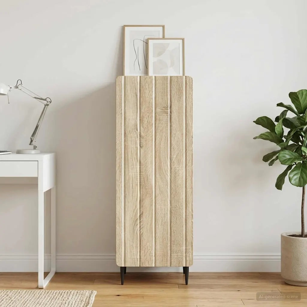 Credenza Rovere Sonoma 34,5 x 33 x 92 cm Legno ingegnerizzato 894367