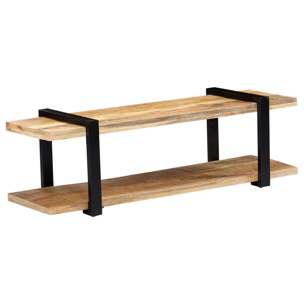 Pratico mobile porta TV/credenza di design 130 cm legno massello di mango 2502035