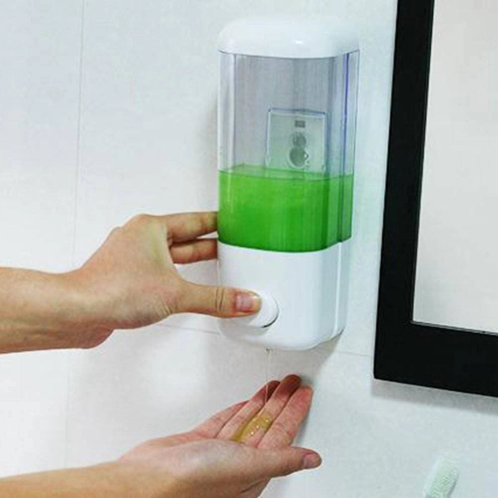 Trade Shop - Dispenser Erogatore Per Sapone Liquido Gel Igienizzante Mani A Muro Distributore -
