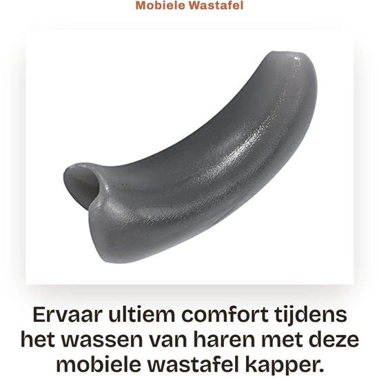 Wastafel per capelli - Supporto per la testa - Cuscino in silicone - Progettazione antiscivolo - Comodo - Materiale morbido - 8 × 12,8 cm