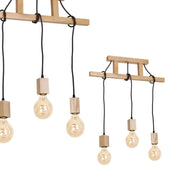 Lampadario JACK in legno 3 luci E27 Milagro MLP582