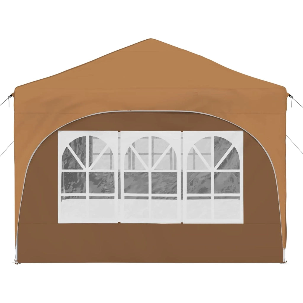 Tenda per feste a pop-up-Gazebo Beige 575 x 288 x 245 cm 521011