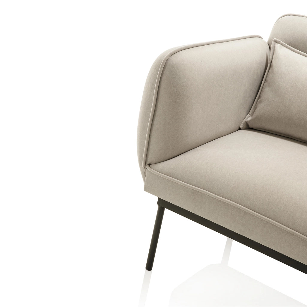 Poltrona VELOUR grigio chiaro