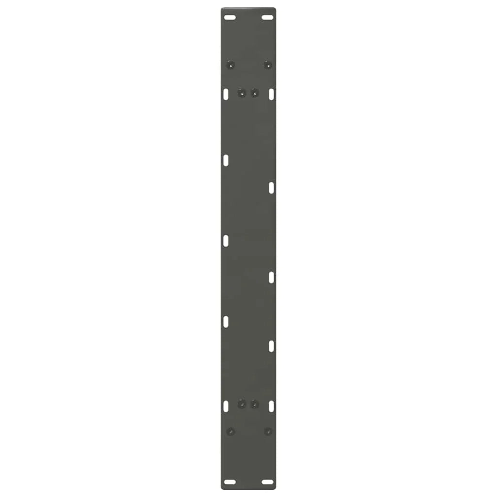 Set di 2 gambe per tavolo da pranzo a forma di A 100 x 72 cm supporto robusto design moderno acciaio antracite 02_0057142
