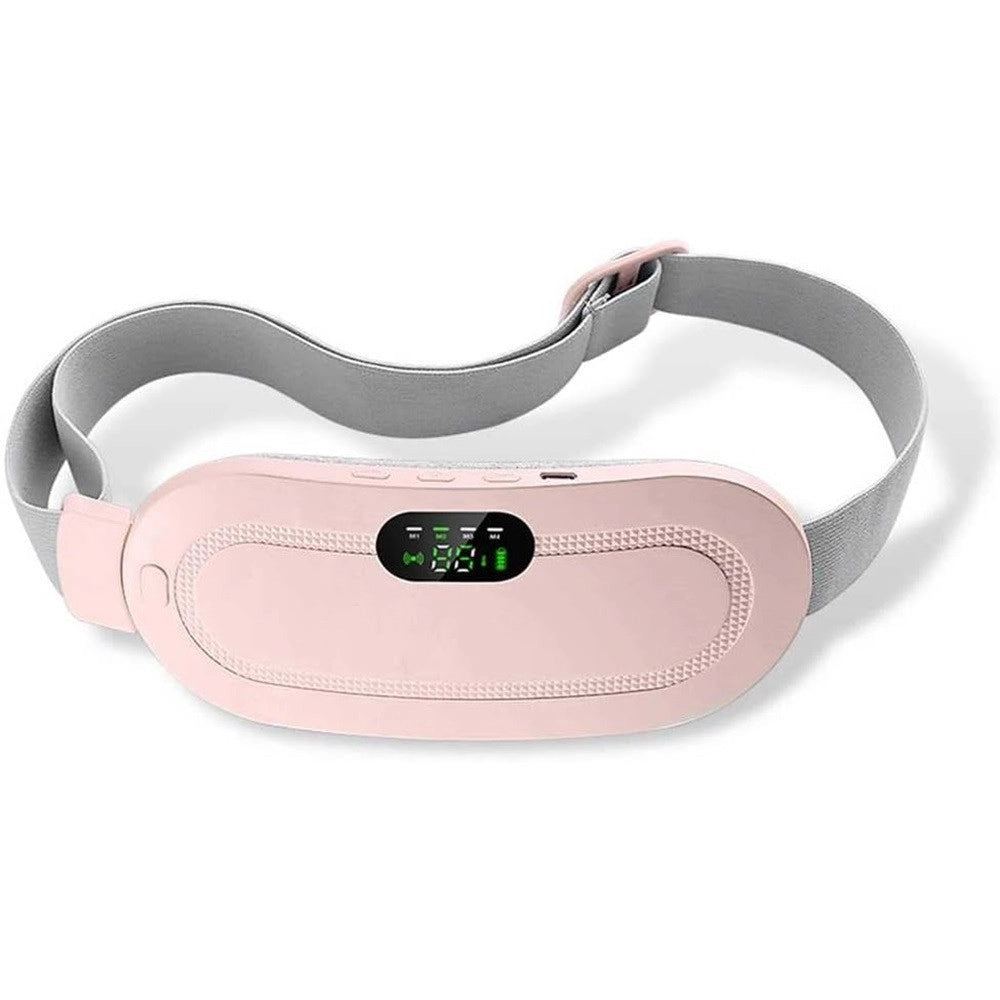 Trade Shop - Cintura Riscaldante Portatile A Batteria Usb 4 Modalità Massaggio Per Mestruazioni Sollievo -