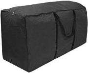 Tas di stoccaggio per divano all'aperto - copertura per divano esterno - stoccaggio di mobili da giardino - materiale in poliestere impermeabile - 173x76x51cm - nero