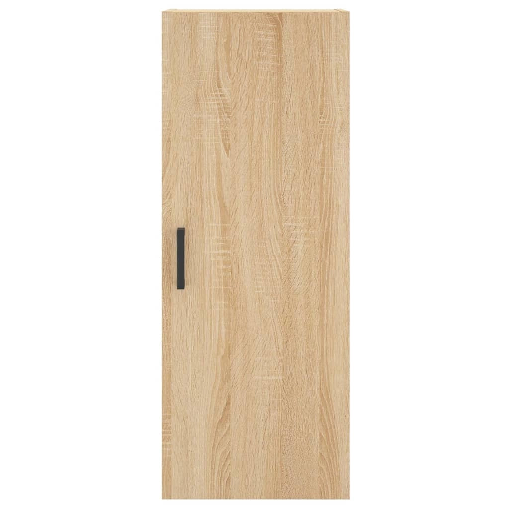 Buffet credenza cassettiera armadio mobile contenitore organizer cucina soggiorno salotto rovere Sonoma alto 34,5 x 34 x 180 cm legno ingegnerizzato marrone 02_0034018