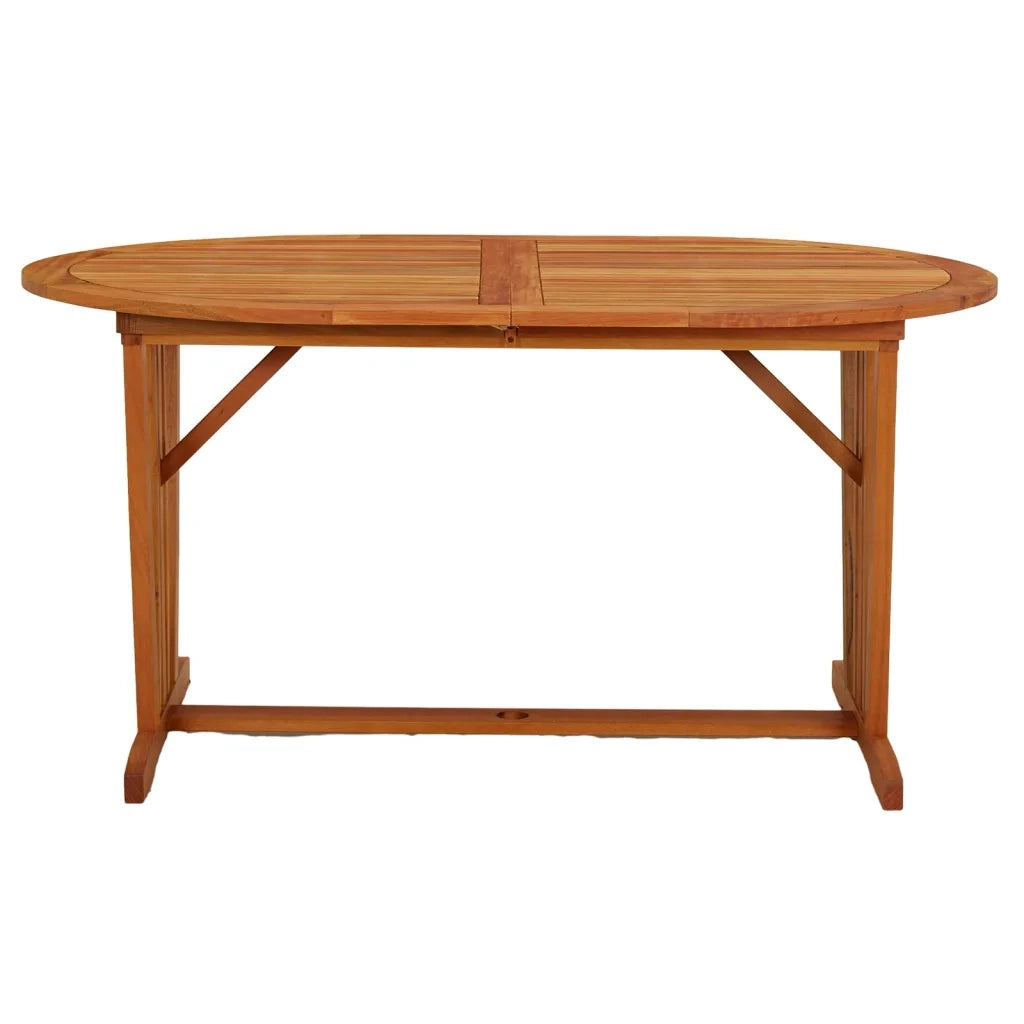 Tavolo da Giardino | Tavolino da esterno 200x100x75 cm in Legno Massello di Eucalipto