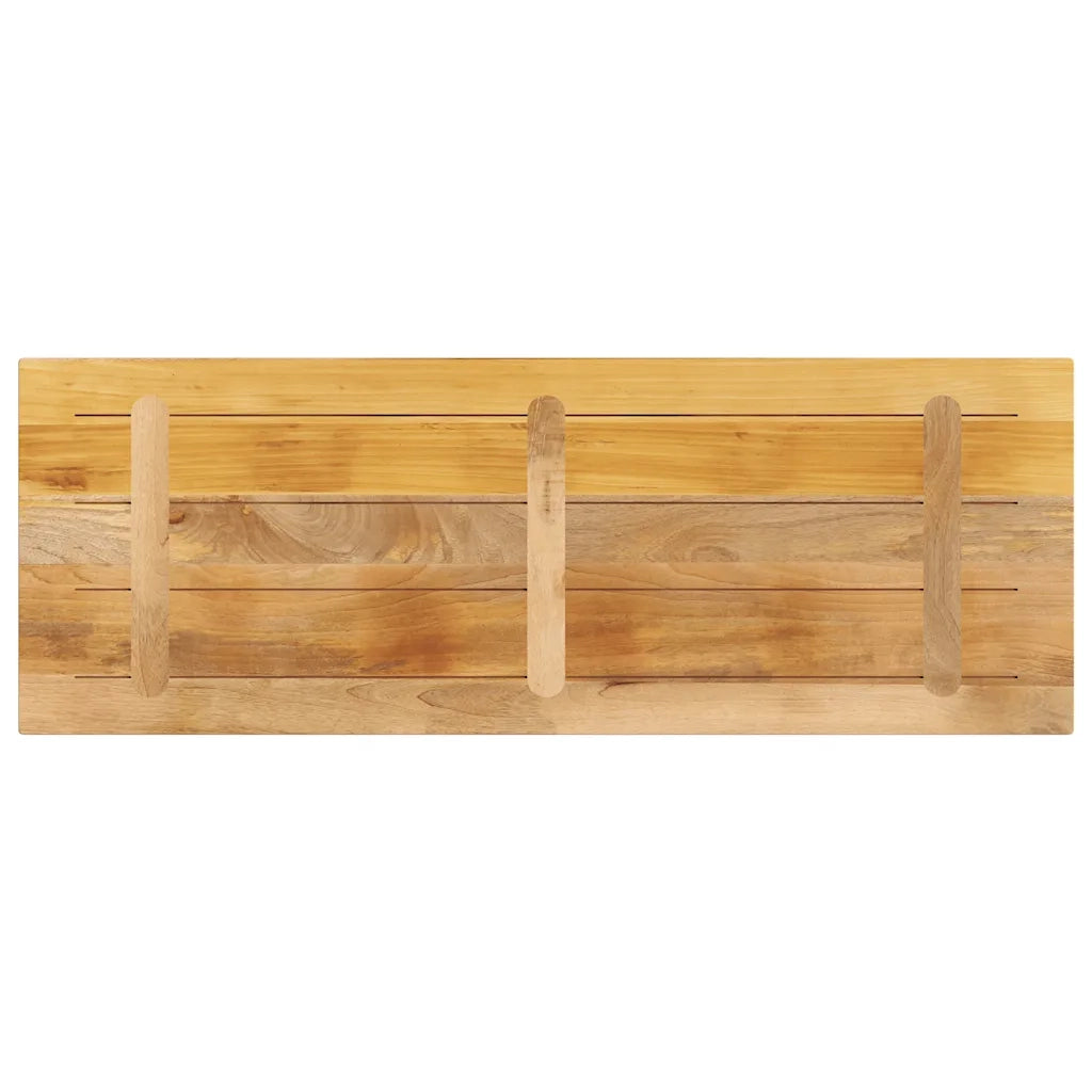 vidaXL Piano per Tavolo 160x50x3,8 cm Rettangolare Legno Mango Grezzo
